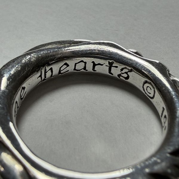 CHROME HEARTS/クロムハーツ SCRL BAND/スクロールバンド リング/10号