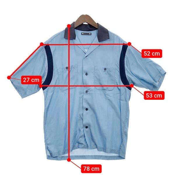 MINE DENIM マインデニム ボウリングシャツ C.U. Denim Milwaukee Rib
