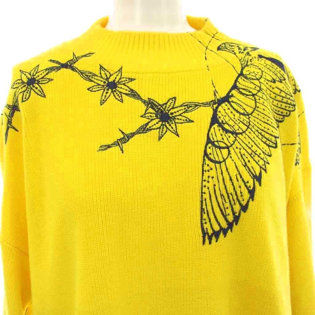 サカイ sacai ドクターウー Dr.Woo コラボ ニット ハイネック 刺繍