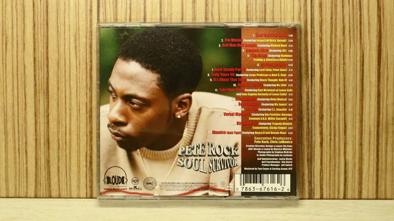 新品CD PETE ROCK 未発表テイク!! 激レア 中古CD☆ピート・ロック/Pete Rock□ Soul Survivor 【RCA07863676162