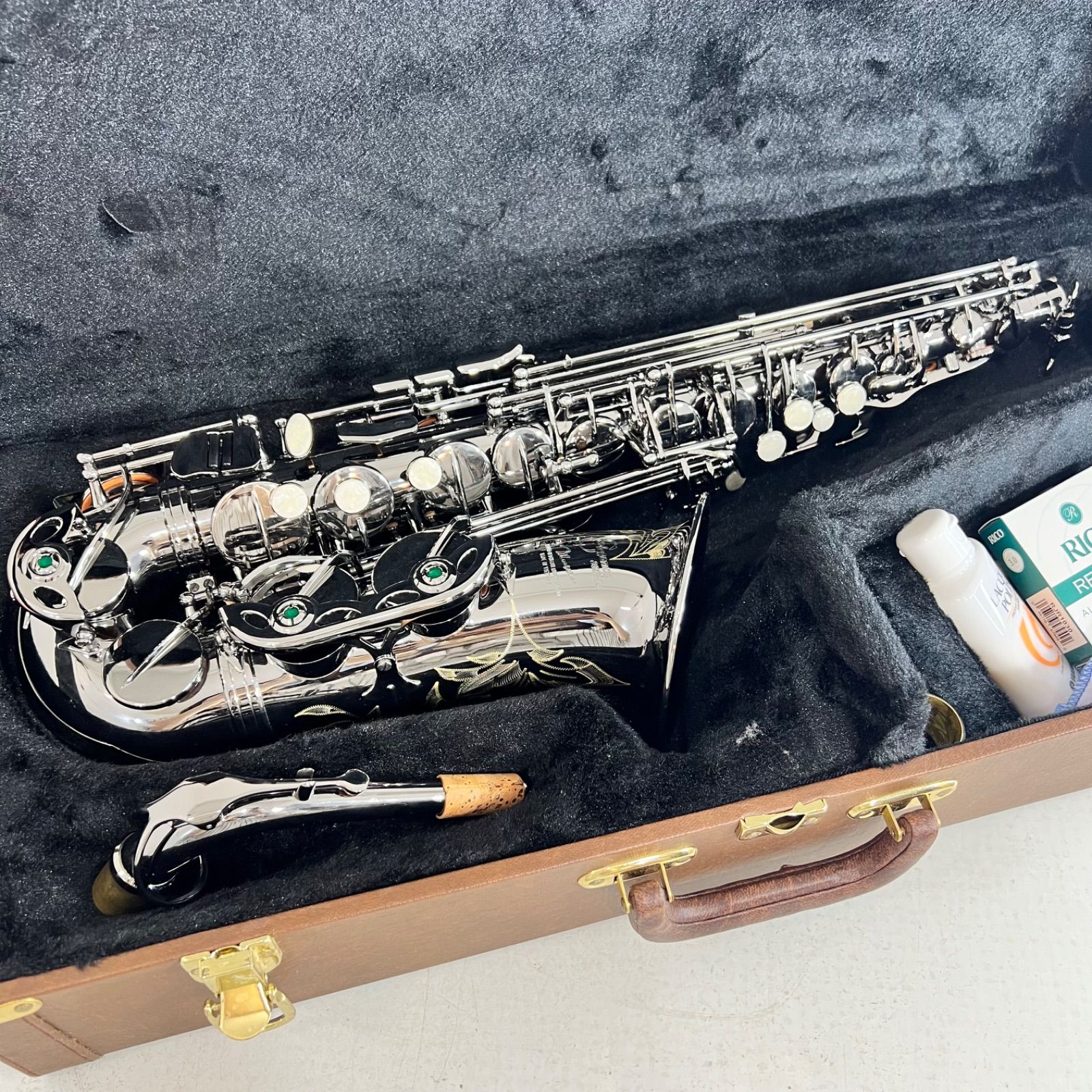 【動作未確認】Mavis Elegance BN アルトサックス サクソフォン サクソフォーン 木管楽器 吹奏楽 中古品