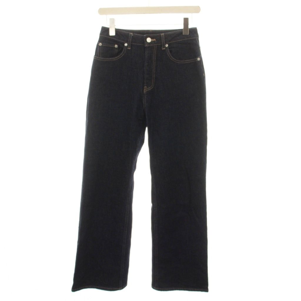 アニュアンス anuans ワイドレグデニム Wide leg denim デニムパンツ ジーンズ ジップフライ 2 インディゴ 1524222085-3 /YT35