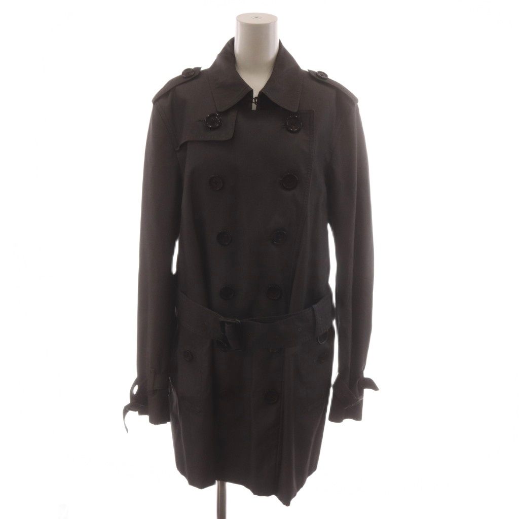 バーバリー ロンドン BURBERRY LONDON トレンチコート L ダークグレー