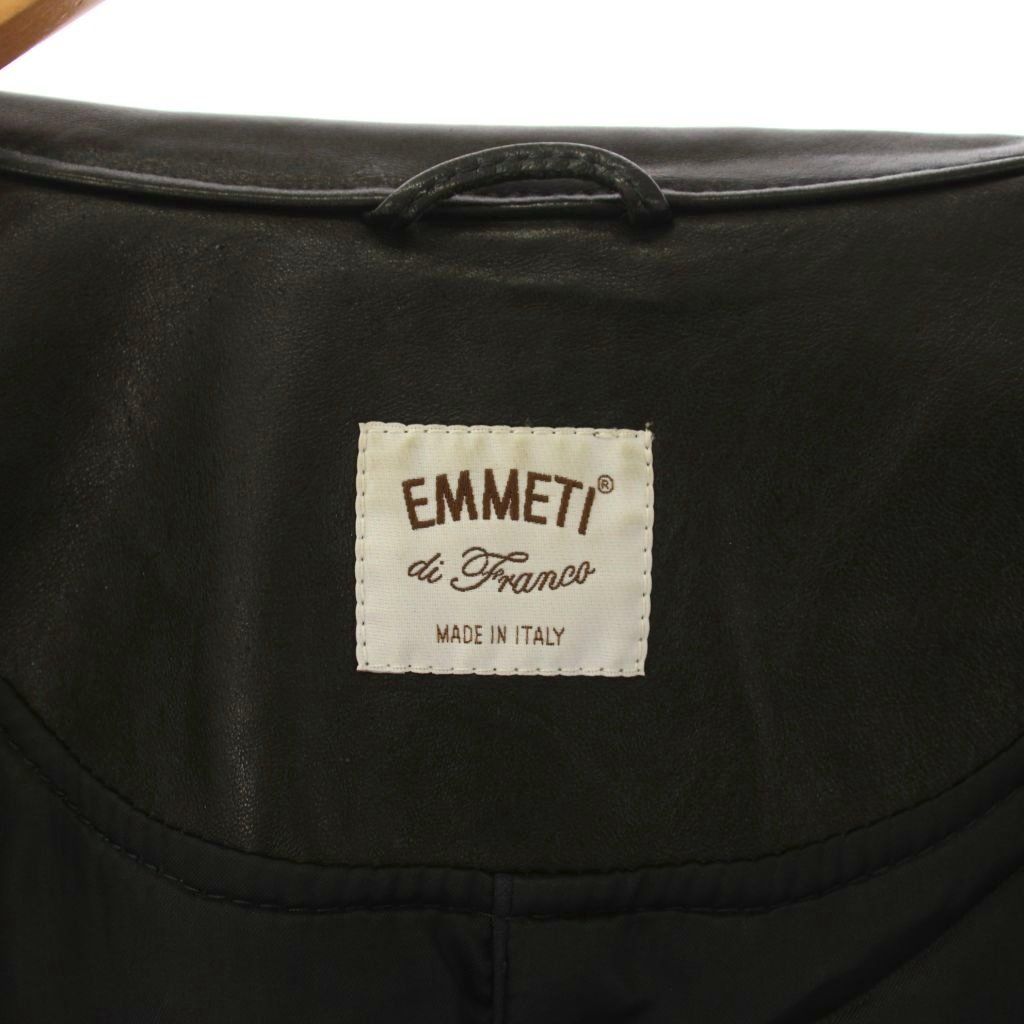 エンメティ EMMETI ユリ JURI ライダースジャケット シングル 革ジャン