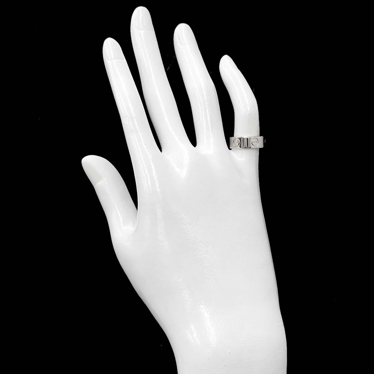 カルティエ Cartier ラブ #46 リング Pt プラチナ 指輪 Love Ring
