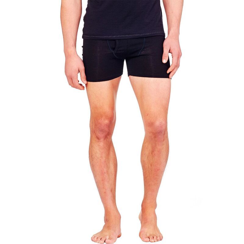アイスブレーカー メンズ アンダーウェア ボクサーパンツ Icebreaker Anatomica Boxer Fly Mens Black2