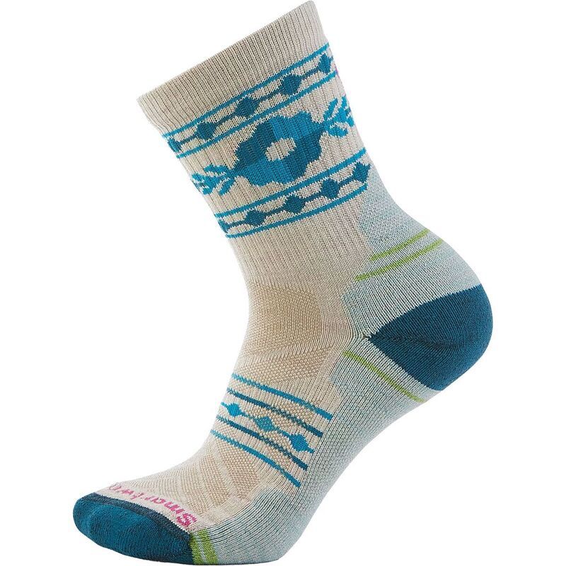 スマートウール レディース アンダーウェア 靴下 フラワー柄 フラワー Smartwool Hike Light Cushion Retro Floral Mid Crew Sock Womens M