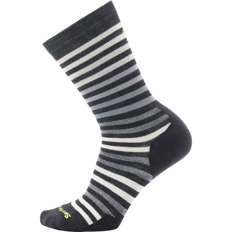 スマートウール メンズ アンダーウェア 靴下 Smartwool Everyday Spruce Street Crew Sock BlackWhite ホワイト