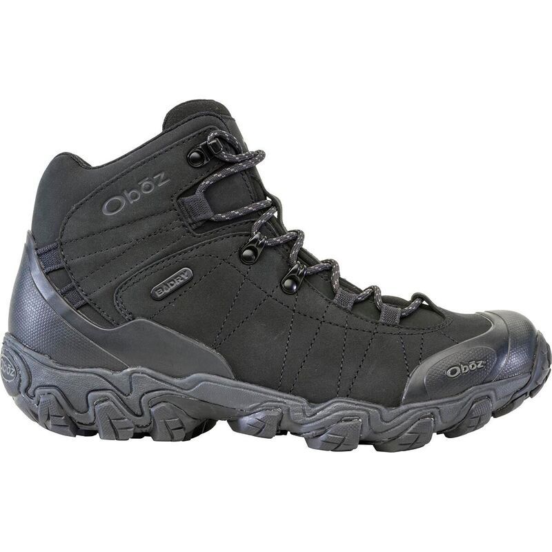 オボズ メンズ シューズ ブーツ・レインブーツ Oboz Bridger Mid BDry Wide Hiking Boot Mens Black Sea ブラック