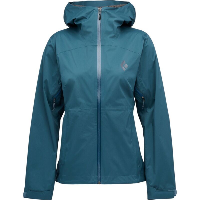 ブラックダイヤモンド レディース アウター ジャケット・ブルゾン Black Diamond Fineline Stretch Rain Shell Womens Midnight Blue ブルー