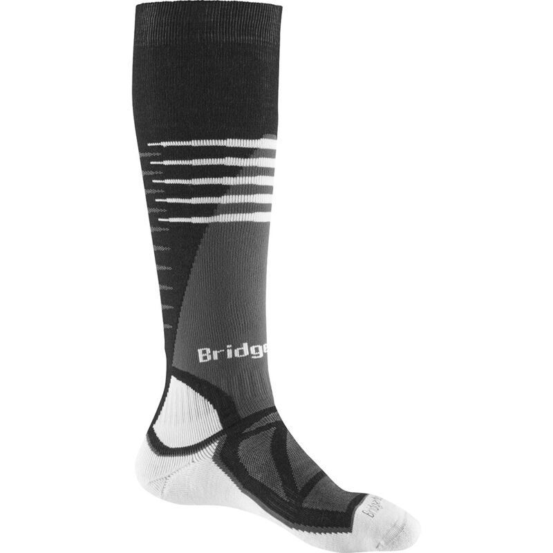 ブリッジデール メンズ アンダーウェア 靴下 Bridgedale Ski Midweight Merino Performance Sock Mens Black ブラック