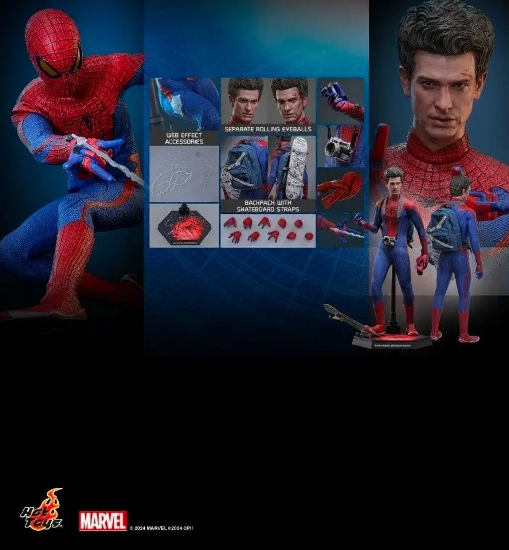 ホットトイズ MMS771 アメイジング・スパイダーマン 一般バージョン 1/6