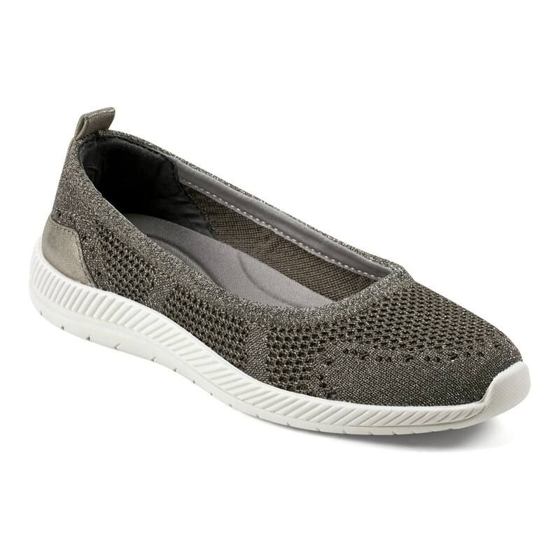 イージースピリット レディース シューズ スニーカー Easy Spirit Glitz Womenskimmer Flats Dark Gray Multi グレー