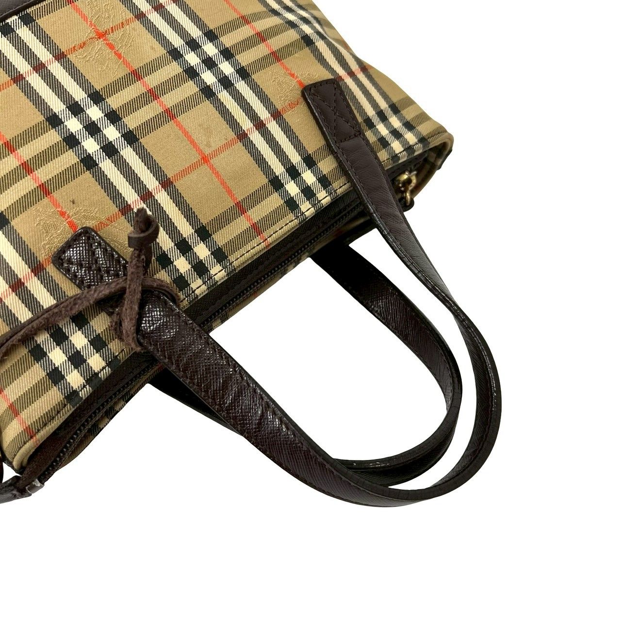 極 美品 BURBERRY バーバリー ノバチェック シャドーホース 柄