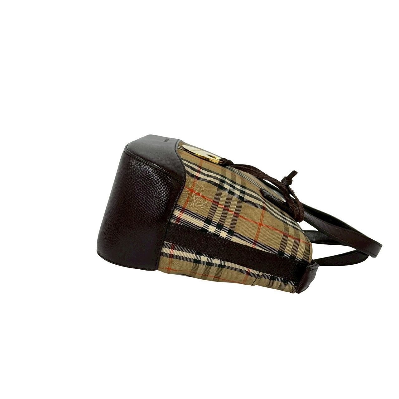 極 美品 BURBERRY バーバリー ノバチェック シャドーホース 柄