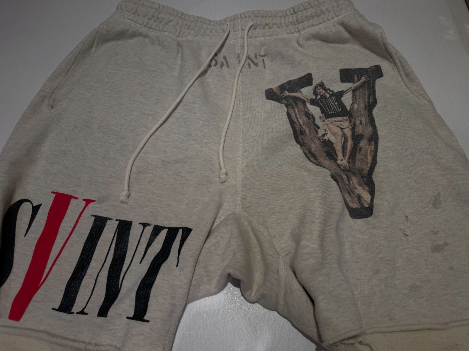 SAINT MICHAEL (セントマイケル) 22SS VLONE SWEAT SHORTS ヴィローン