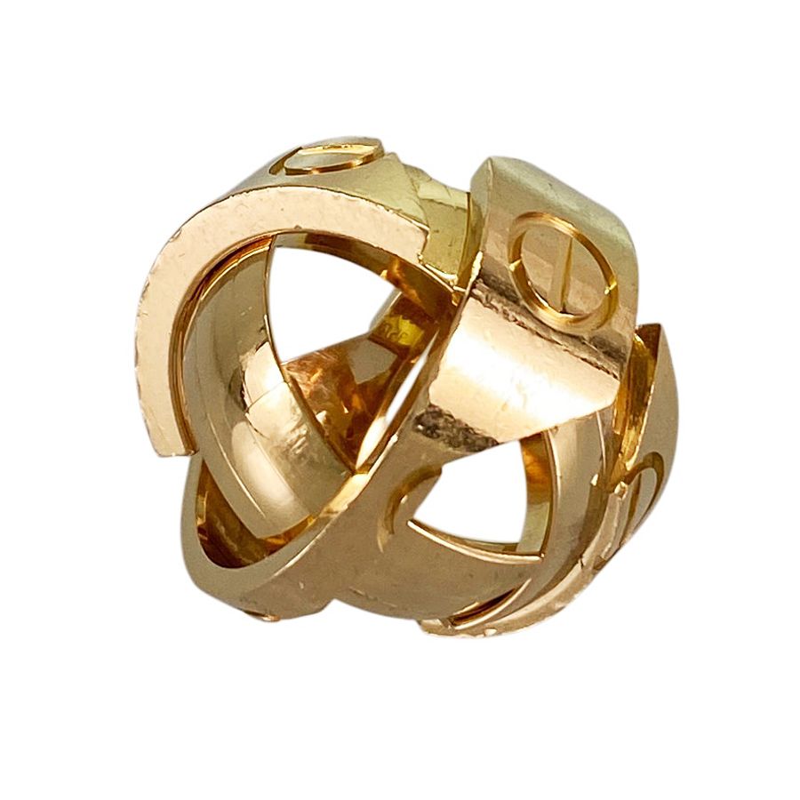 カルティエ Cartier アストロラブ K18YG 10号(50) リング sss【中古