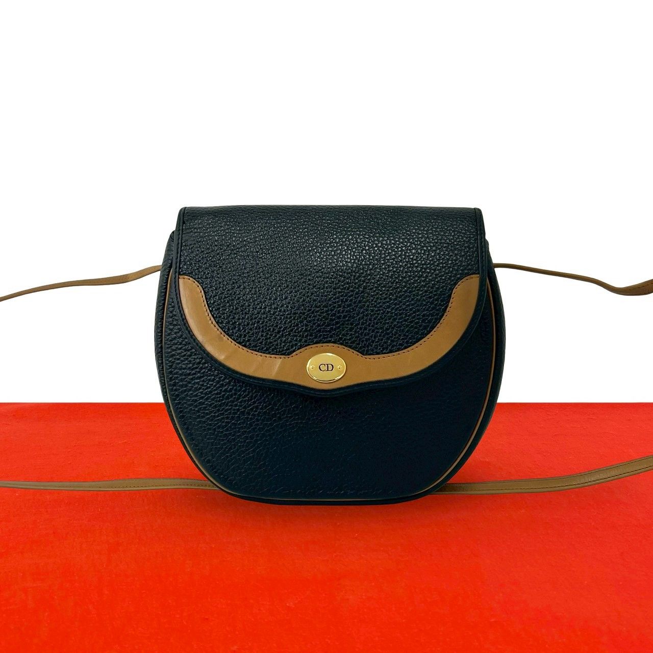レディース DIOR ディオール ショルダーバッグ サコッシュ PVCレザー 