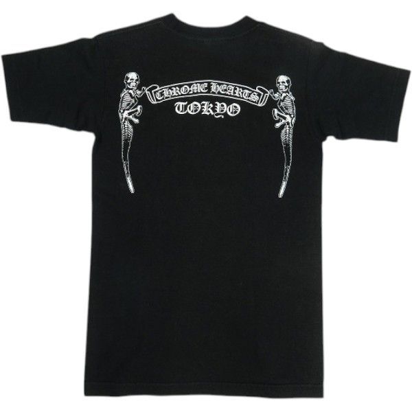 Size【S】 CHROME HEARTS クロム・ハーツ FOTI TOKYO SCROLL SS T-SHIRT BLACK 東京限定Tシャツ オールド 黒 【中古品-良い】 30012144