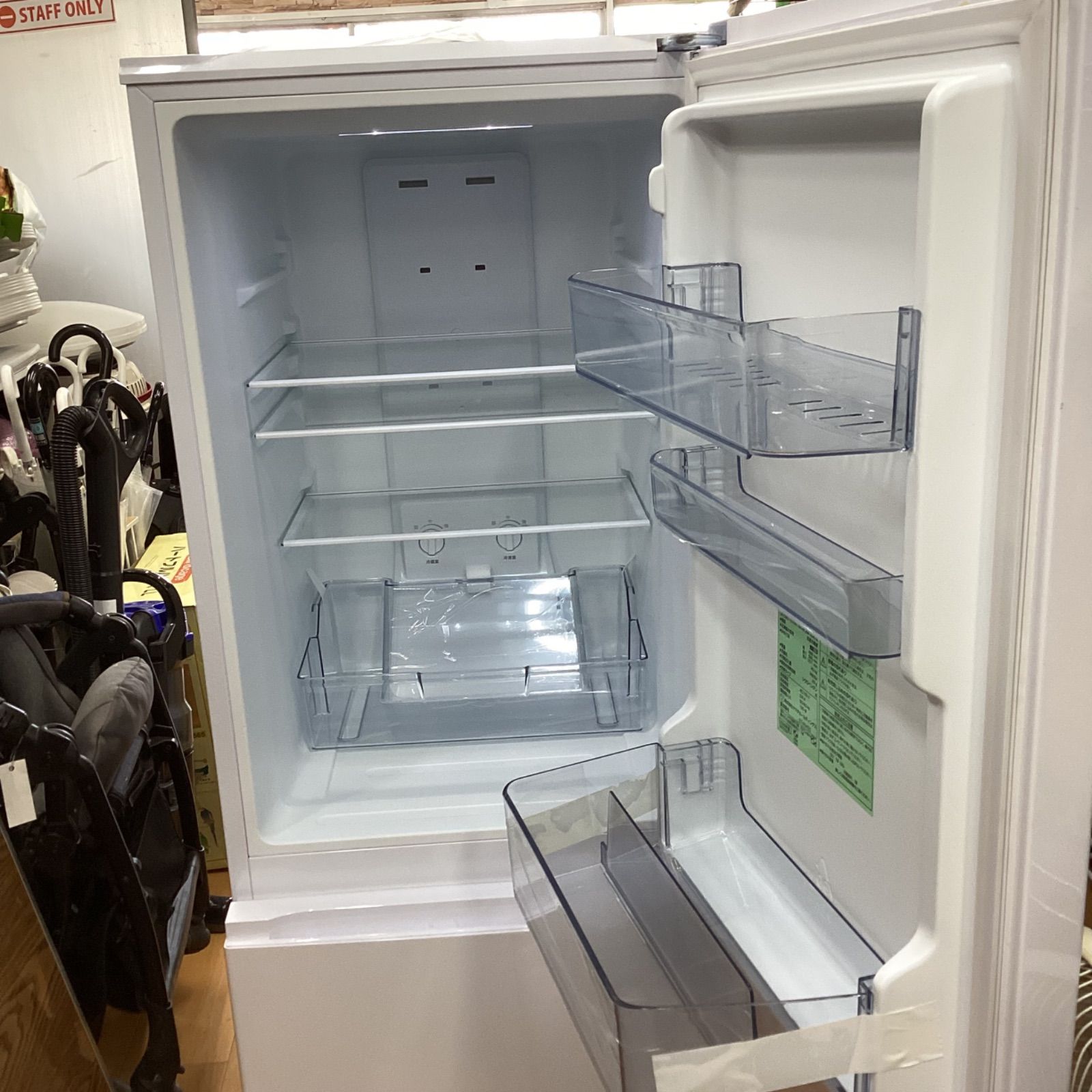 YAMADA ヤマダホールディングス ノンフロン冷凍冷蔵庫 159L（YRZ-F15MW