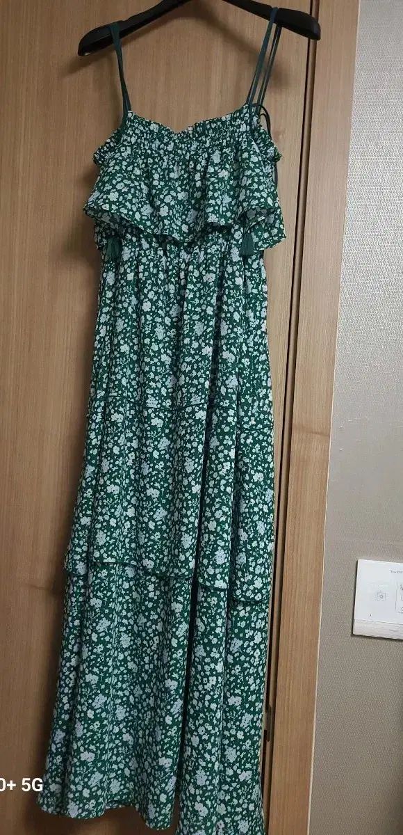 BEAN POLE ビーンポール レディース フラワー パータン ロング ONE PIECE