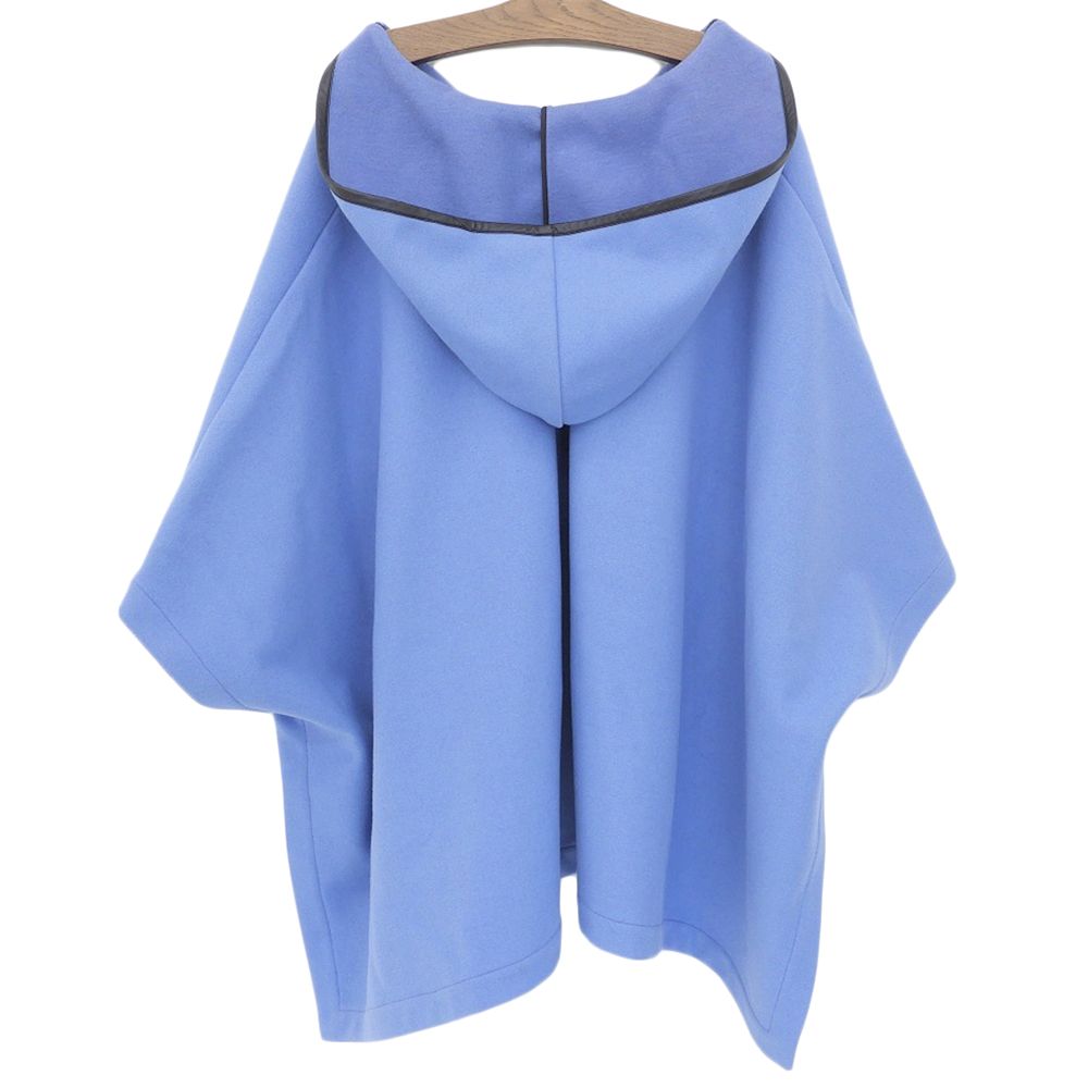 TRADITIONAL WEATHERWEAR　トラディショナルウェザーウェア　ウール混 ポンチョ ジャケット レディース ブルー F　F