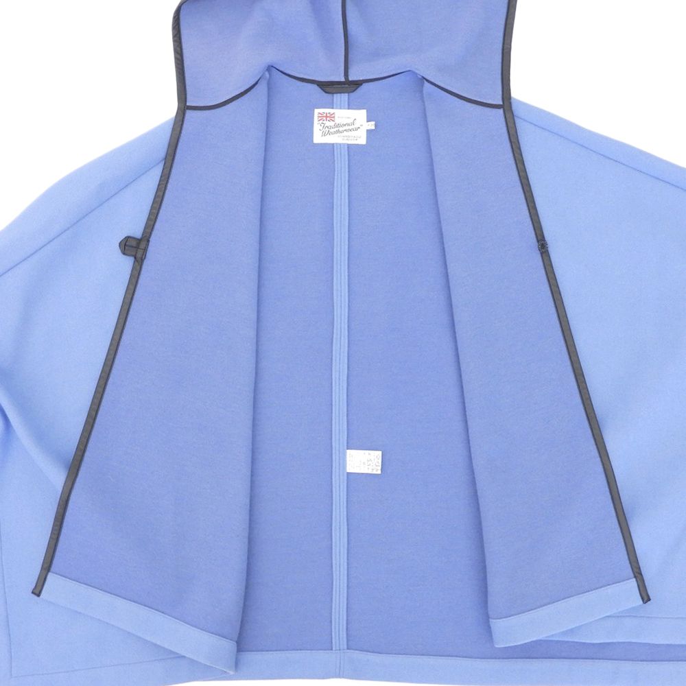 TRADITIONAL WEATHERWEAR　トラディショナルウェザーウェア　ウール混 ポンチョ ジャケット レディース ブルー F　F