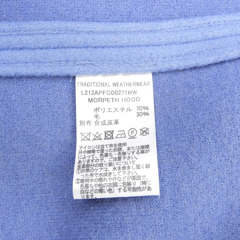 TRADITIONAL WEATHERWEAR　トラディショナルウェザーウェア　ウール混 ポンチョ ジャケット レディース ブルー F　F