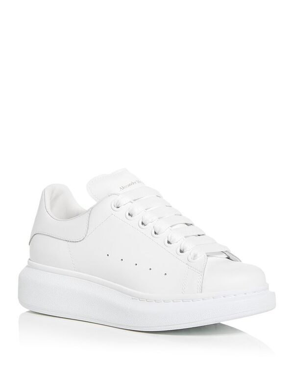 マックイーン レディース シューズ スニーカー McQueen Womens Oversized Low Top Sneakers WhiteGold ホワイト