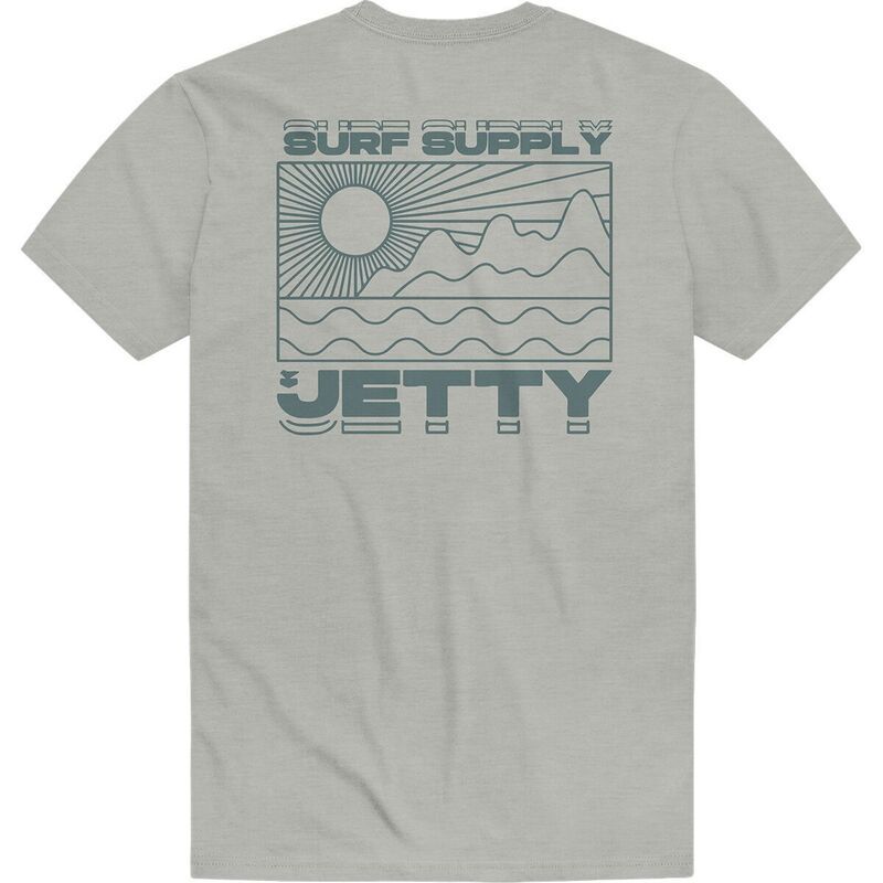 ジェッティ メンズ トップス Tシャツ Jetty Rayflow TShirt Menstone ストーン