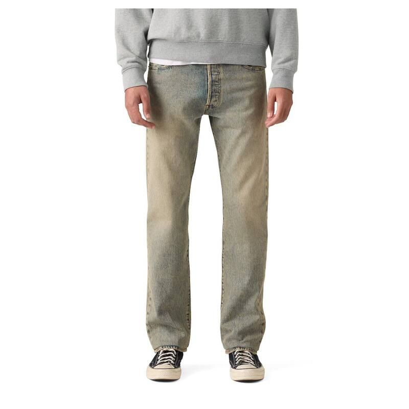 リーバイス レディース ボトムス デニムパンツ ジーンズ Mens Levis 501 Original Fit Stretch Jeans Along The Coast