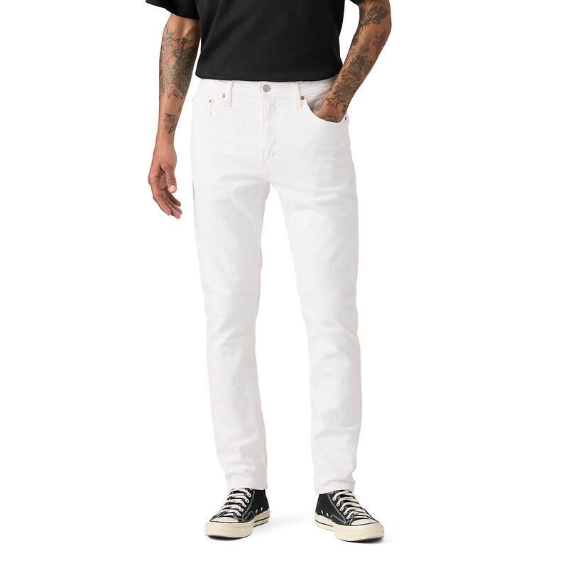 リーバイス レディース ボトムス デニムパンツ ジーンズ Mens Levis 512 Slim Taper Stretch Jeans White Rock ホワイト