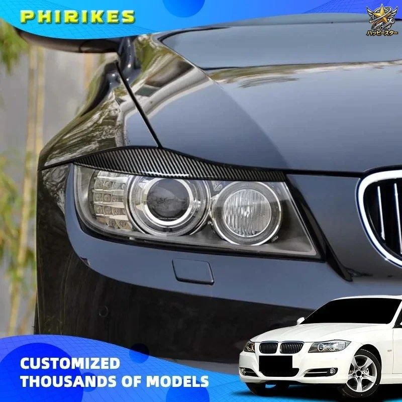 BMW 3シリーズ E90 E91 320i 330i ヘッドライトアイブロウ/アイリッド
