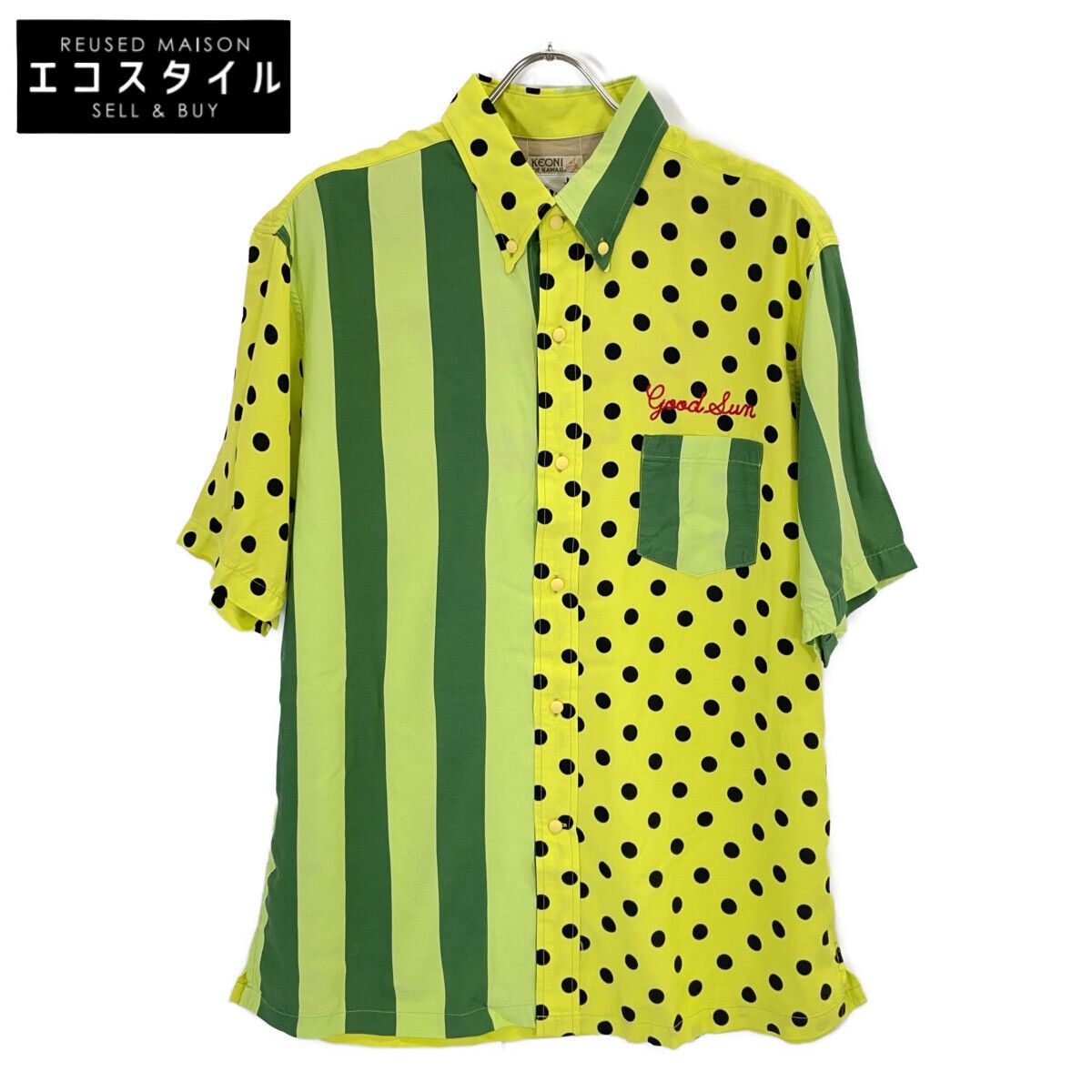 SUN SURF　サンサーフ　SS36661 KEONI OF HAWAII GOOD SUN FRUIT アロハシャツ　XL