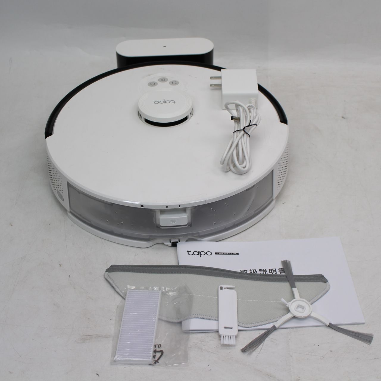 TP-Link Tapo RV30 ロボット掃除機 水拭き 白★新品交換ブラシ 801)TP-Link Tapo RV30 ロボット掃除機 水拭き - メルカリ