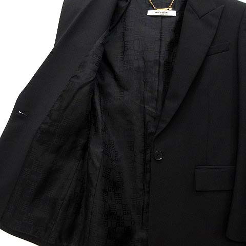ジバンシィ GIVENCHY ピークドラペル テーラード ジャケット 1B ウール