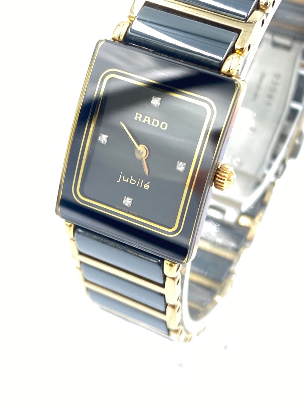 RADO ラドージュビリー4P ダイヤ 153.0283.3 ブラック クォーツ