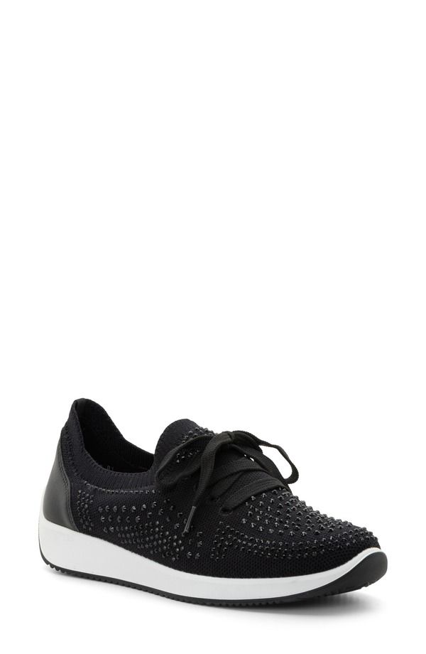 アラ レディース シューズ スニーカー レース ara Lisbon LaceUp Sneaker Black ブラック