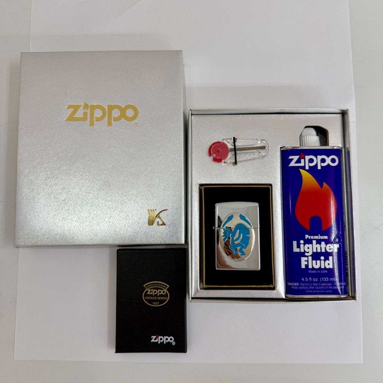 zippoジッポー ナバホ族 KACHINA DANCER ココペリ ギフトボックス付き