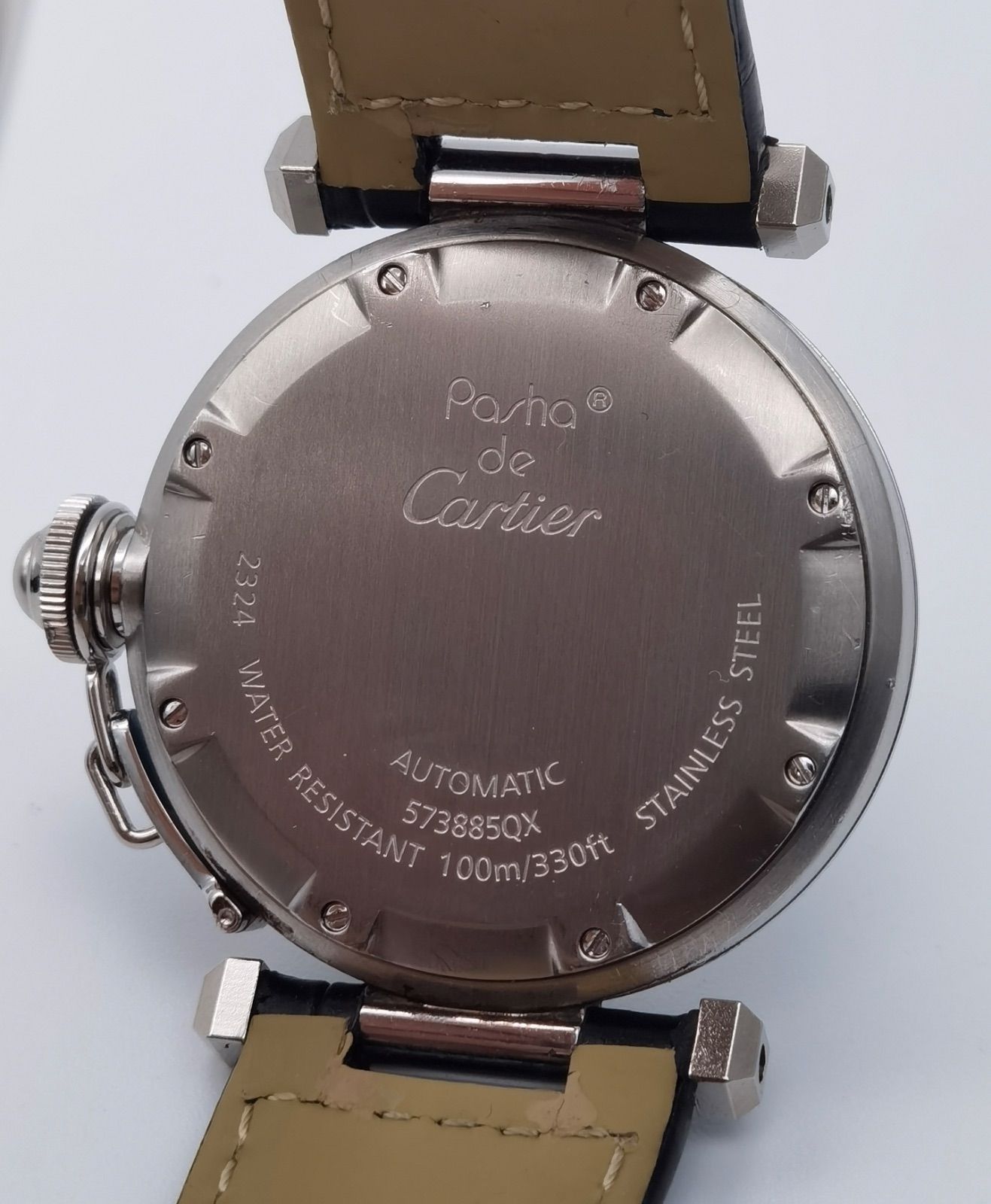 中古 カルティエ CARTIER パシャC デイト 2324 W31074M7 SS ステンレス