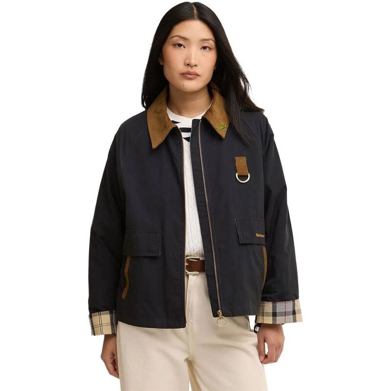 バブアー レディース アウター ジャケット・ブルゾン Barbour Iconspey Showerproof Jacket Womens Dark NavyDress ネイビー