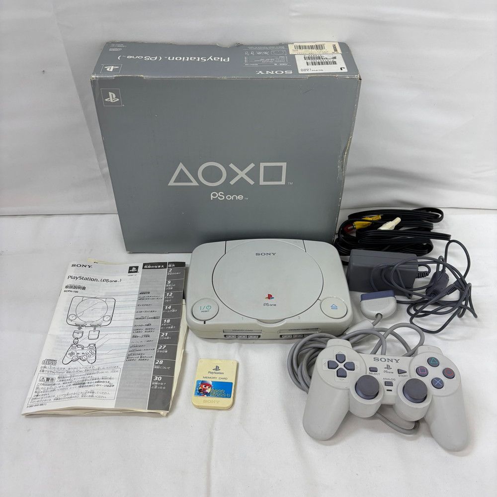 ◆PSone プレステワン メモリーカード付 ソニー 本体 966