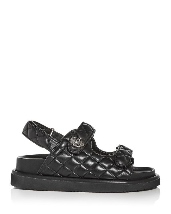 カートジェイガーロンドン レディース シューズ サンダル KURT GEIGER LONDON Womens Orson Sandals Black Leather ブラック