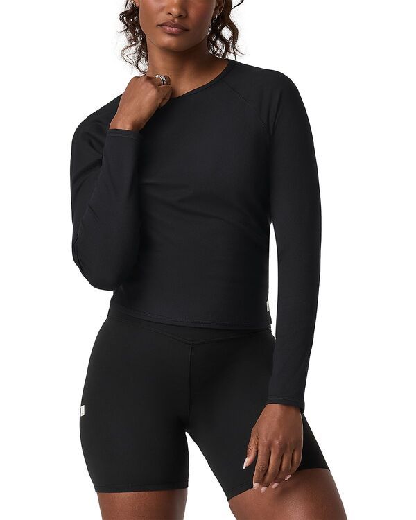 ビュオーリ レディース トップス Tシャツ クルーネック Vuori Long Sleeve Pose Crewneck Tee Black ブラック
