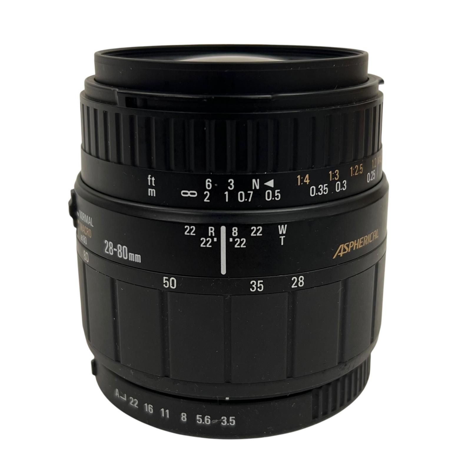 SIGMA シグマ 交換レンズ 28-80mm F3.5-5.6 MACRO for Pentax 【中古