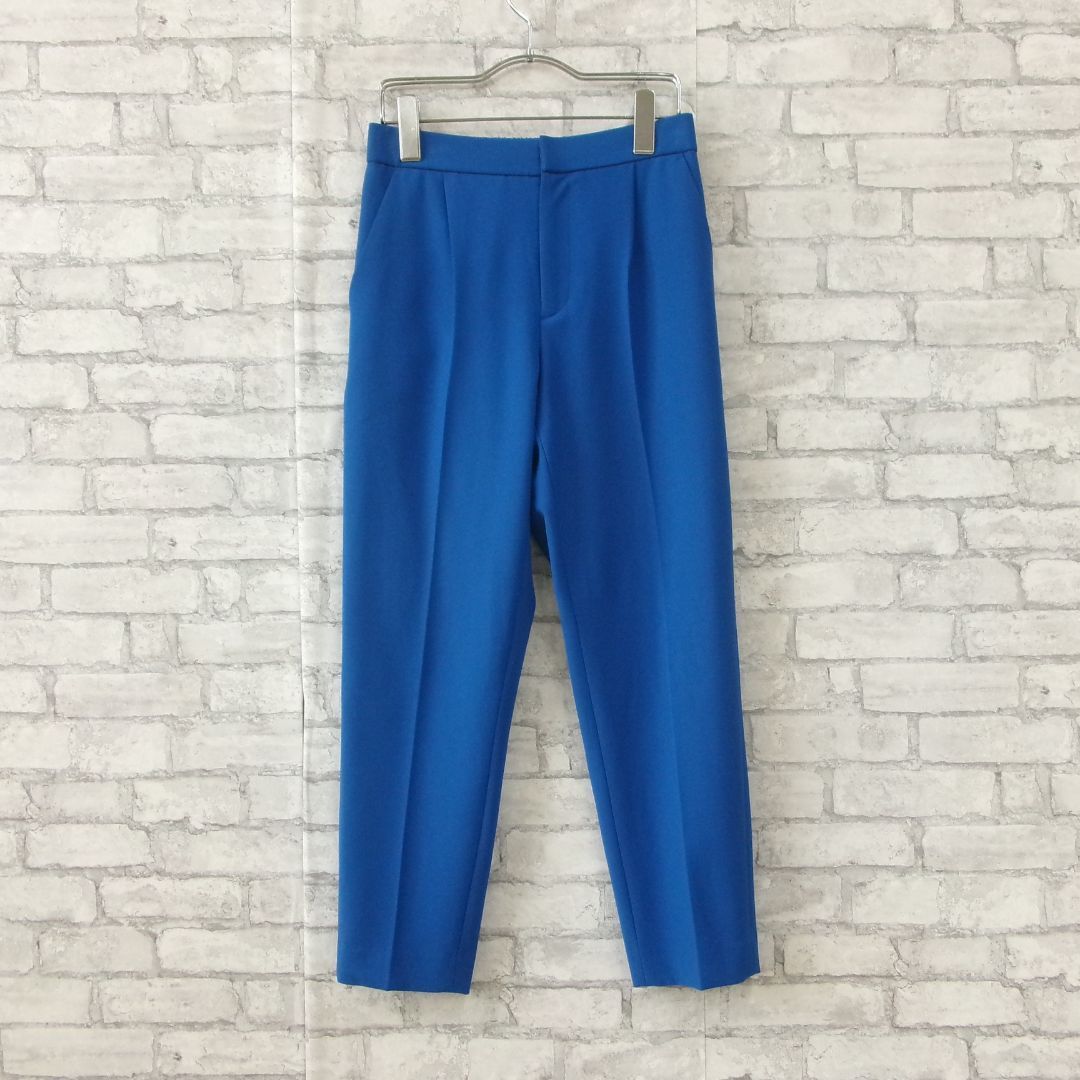 ANAYI アナイ 鮮やかブルー クロップドパンツ 古着 36 - メルカリ