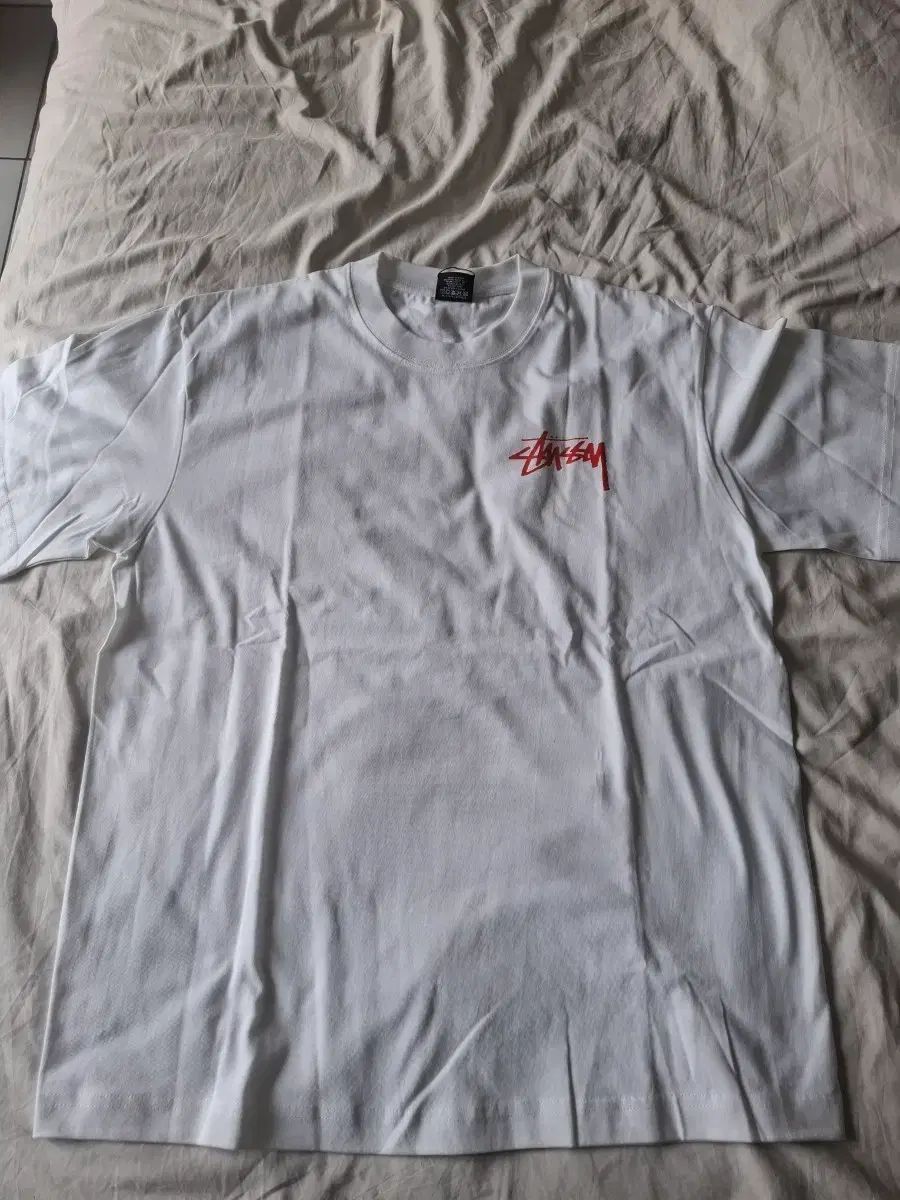 STUSSY ステューシー 半袖Tシャツ オールドスクール レッド