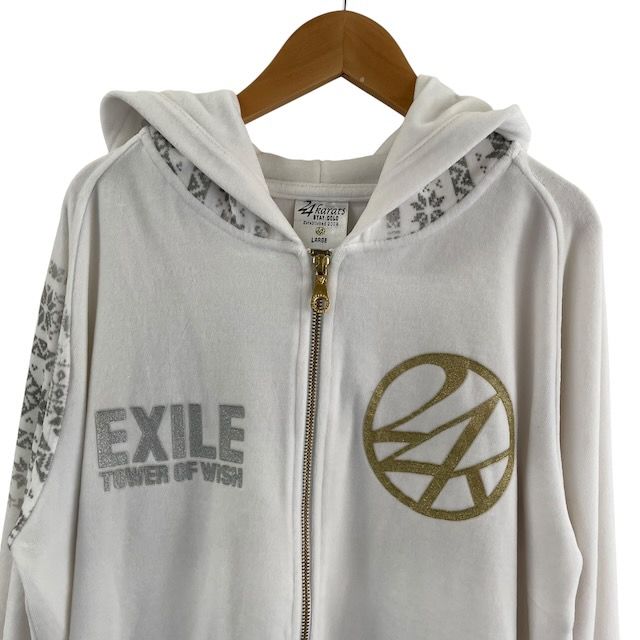 EXILE MATSU直筆サイン入り24Karatsフルジップパーカー トゥエンティフォーカラッツ 24カラッツ 24karats EXILEコラボ TOWER