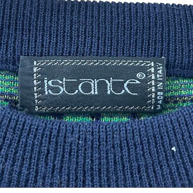 イスタンテ istante ニット セーター ウール100% トップス 総柄