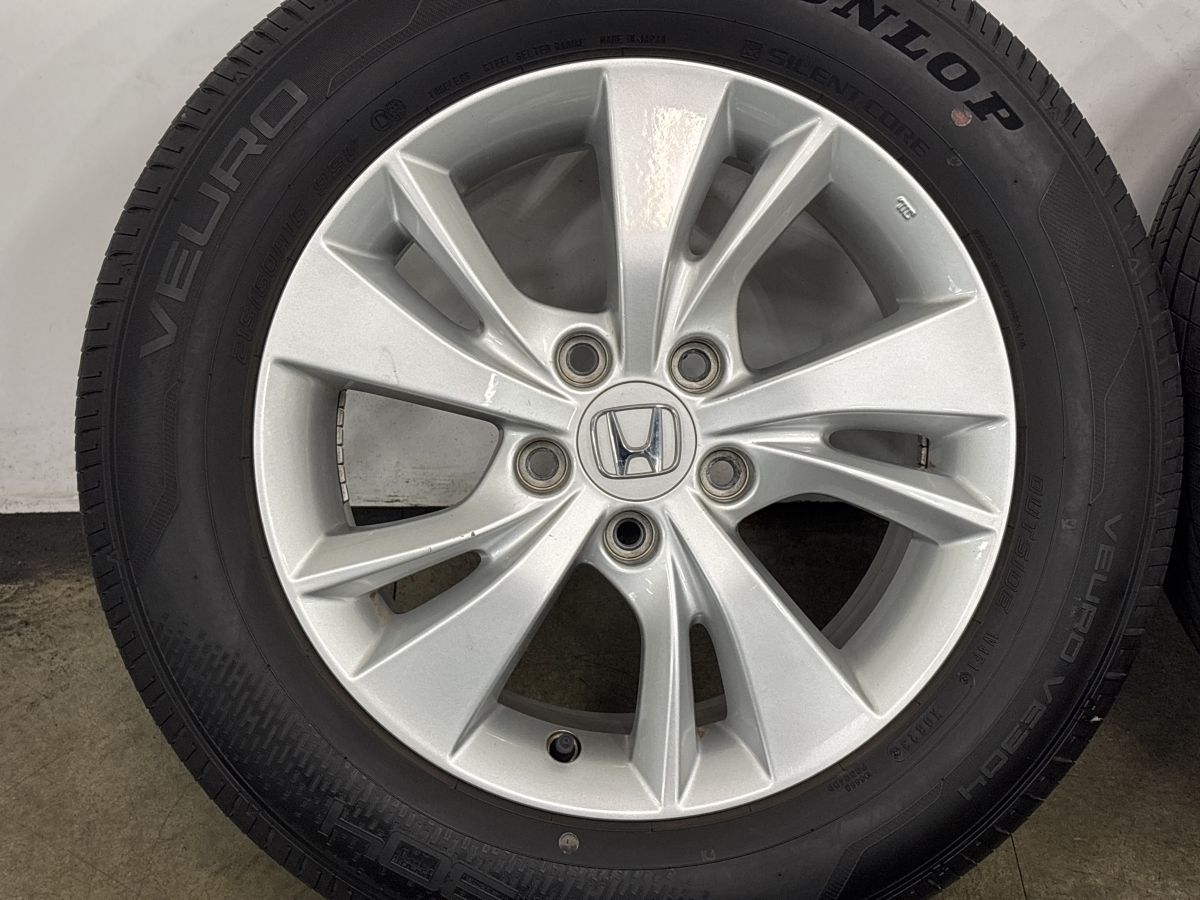 良好品】ホンダ RU ヴェゼル 純正 16in 7J +55 PCD114.3 ダンロップ